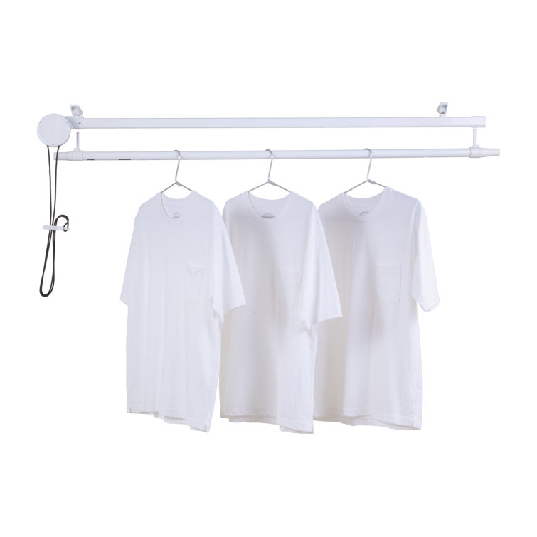 Retractable drying online rack